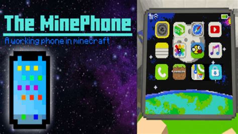 Working Phone Minecraft Minephone 33 Mcpe Addons For Minecraft