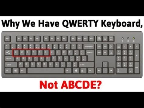 Keyboard keys were originally in alphabetical order, until people realized that common letter pairs such as th would cause typewriters to jam. Why Keyboard Are Not in Alphabetical Order||ஏன் ...