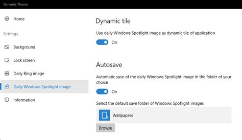 Automatically Save Windows Spotlight And Bing Images As