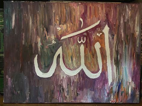 Khat Allah Oil Painting Hobbies And Toys Stationery And Craft Art