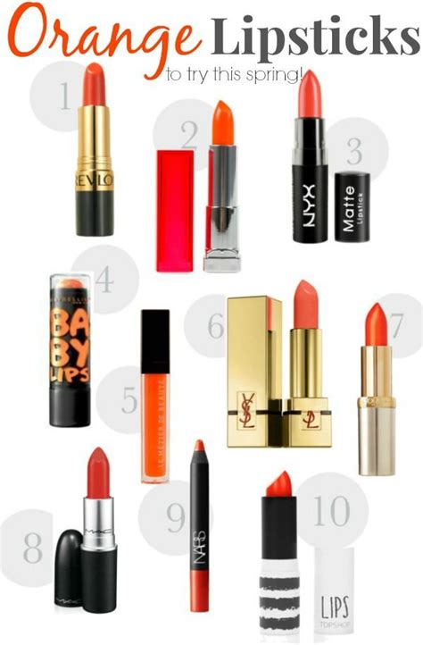 Orange Lipsticks To Try Ma Nouvelle Mode Orange Lipstick Lipstick