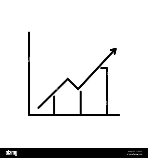 Graph Diagram Chart Icon Growth Stock Vector Image And Art Alamy