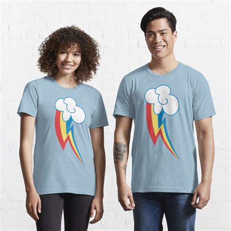 Rainbow Dash T Shirt For Sale By Allycatblu Redbubble Mlp T