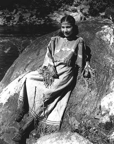 Mrs June Welch A Cherokee Woman In Traditional Regalia Photo Taken