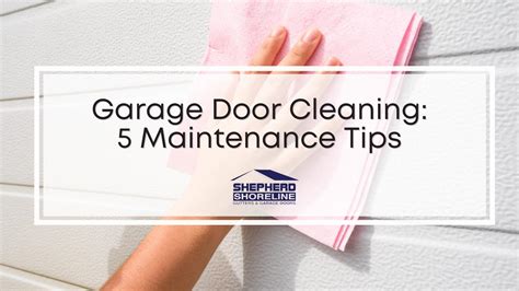 How To Clean Your Garage Door Like A Pro Five Maintenance Tips