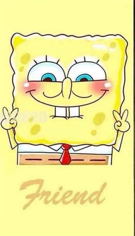The Spongebob Is Wearing A Red Tie And Has His Eyes Wide Open With One