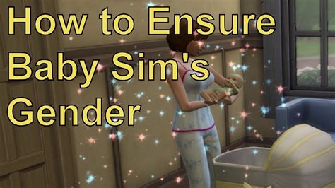 How To Influence The Gender Of A Pregnant Sims Baby Sims Baby Sims