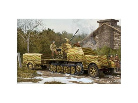 Modellismo Militare Trumpeter German 37cm Flak 43 Auf Sdkfz72