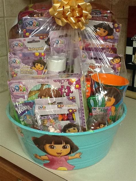 Sometimes you just need some help with. Dora Easter basket | Kids gift baskets, Easter baskets ...