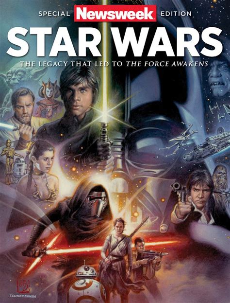 Newsweek Cover Features Star Wars Artwork By Tsuneo Sanda Star Wars
