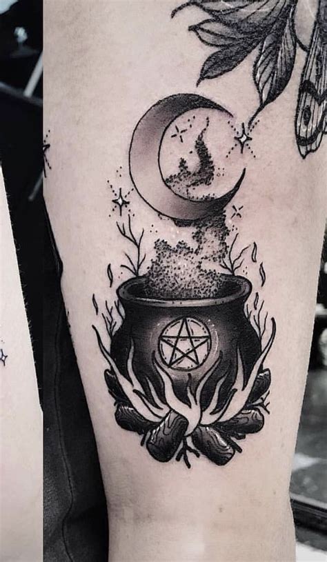 Witchcraft Tattoos Occult Tattoo Wiccan Tattoos Gothic Tattoo Dark