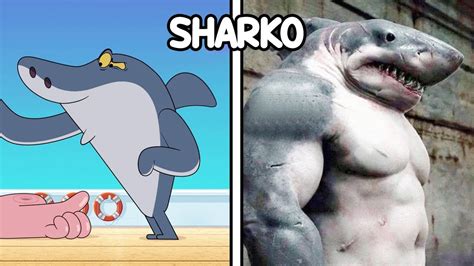 Zig And Sharko Characters In Real Life 🦈 Youtube