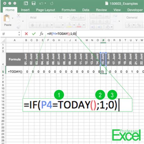 Today How To Use The Today Formula In Excel Professor Excel