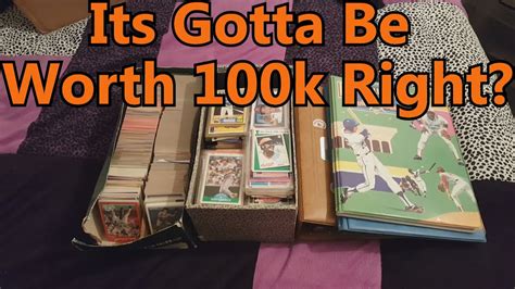 Normally, the older a baseball card is the more likely it will have higher value. Found My Old Baseball Card Collection - YouTube