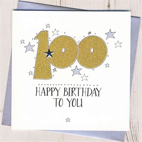 100th Birthday Card Template Free Printable Templates
