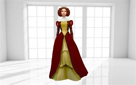 Sims 4 Queen Dress