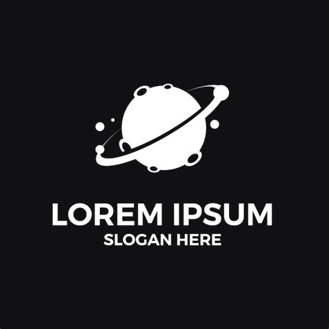 Premium Vector Space Planet Logo Design Template