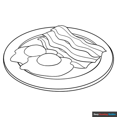 Bacon Clipart Coloring Page Picture Bacon Clipart Coloring Page My Xxx Hot Girl