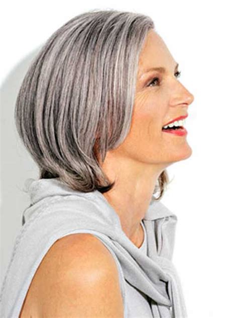 This short bob hairstyle with layers and volume at the back and top of the long pixie haircuts look great on thin and straight hair as you can see this natural blonde pixie. 12 Modern Gray Hairstyles That are Anything But "Old"