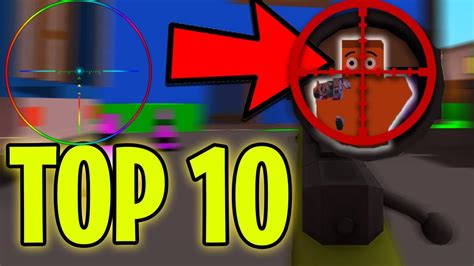 Top 10 BEST Custom Krunker Io Sniper Scopes YouTube