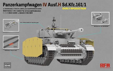 135 Panzer Iv Ausf H Early Vše Pro Modeláře Art Scale
