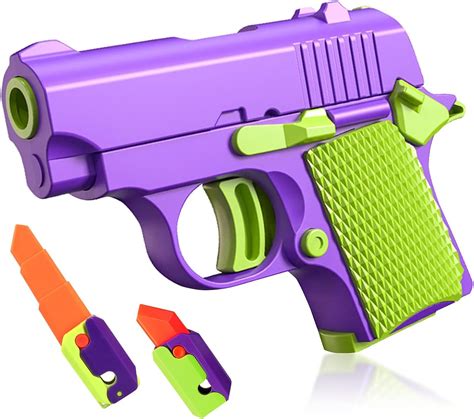 Munskt Fidget Gun Toypistol Shaped Fidget Sliderstress Anxiety Pressure Relieving Toygreat