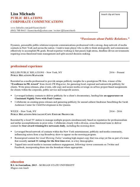 Check out our samples for a better idea of what makes a solid customer service resume and find out what it takes to land your dream job. Public Relations Low Experience | Resume Samples Templates ...