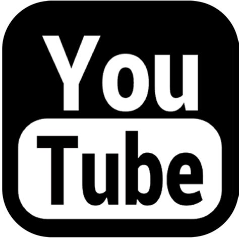 YouTube Film Logo Video - black and white png download - 2292*2287 - Free Transparent Youtube ...