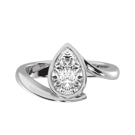 Pear Cut Diamond Ring Stelios Jewellers