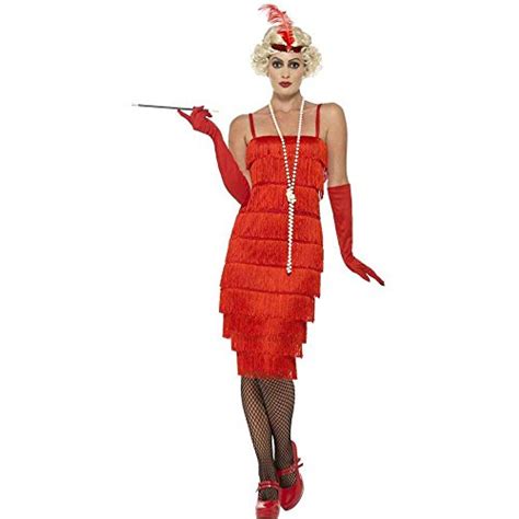 smiffys women s 1920 s red flapper costume funtober