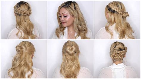 15 step by step simple and easy hairstyles ideas and pictures for girls. Easy Valentine's Day Hairstyles - YouTube