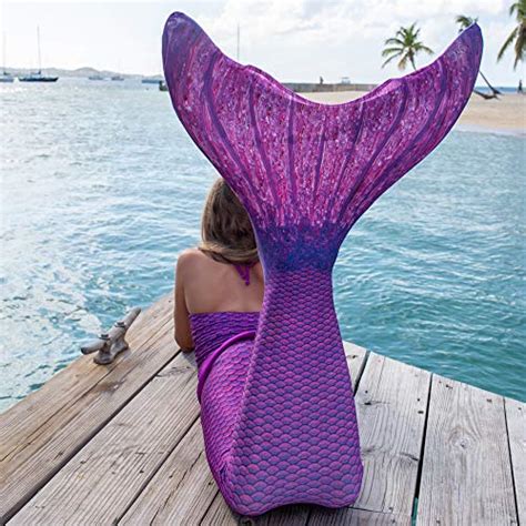 Fin Fun Mermaid Tail For Girls Boys Kids And Adults Monofin For