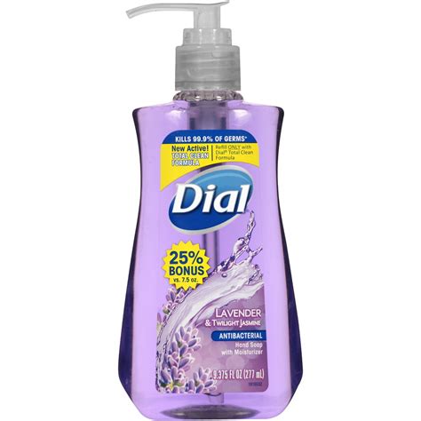 Dial Antibacterial Liquid Hand Soap Lavender And Jasmine 9375 Ounce