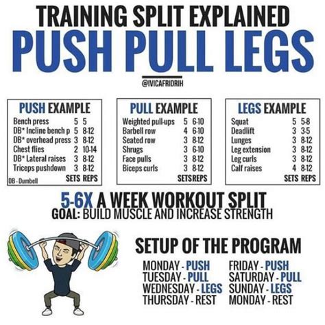 PUSH PULL LEG WORKOUT SPLIT Recently When I Made A Post Discussing