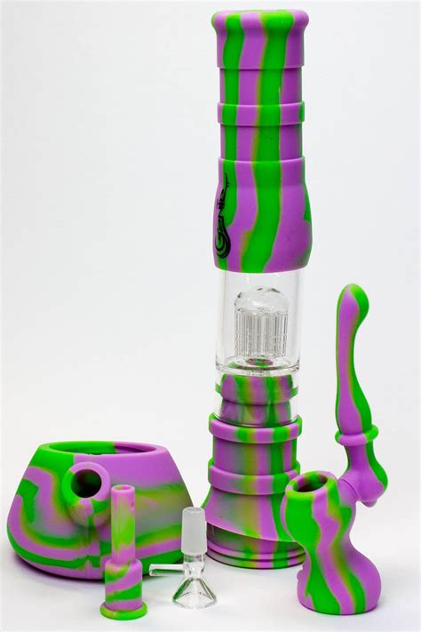 145 Genie Detachable Silicone Water Bong And Bubbler Bong Outletcom