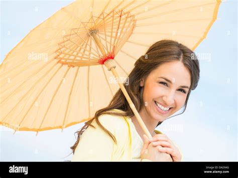Woman With Parasol Hi Res Stock Photography And Images Alamy