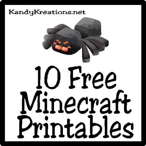 Trying to define minecraft is tricky. 10 Free Minecraft Printables | Everyday Parties