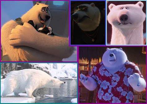 Fictional Polar Bears In Animation 2014 2016 By Zielinskijoseph On