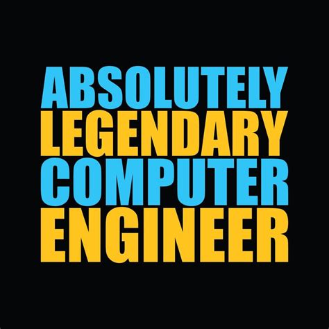 Computer Engineer T Shirt Design 19052212 Vector Art At Vecteezy