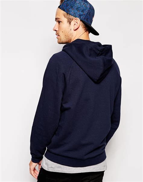 Buy oversized hoodie and get the best deals at the lowest prices on ebay! Lyst - ASOS Oversized Zip Up Hoodie in Blue for Men