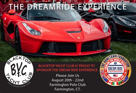 Blacktop Yacht Club Proud To Sponsor The Dream Ride Experience