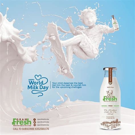 Worldmilkday Milk Advertising Ads Creative Dairy Products