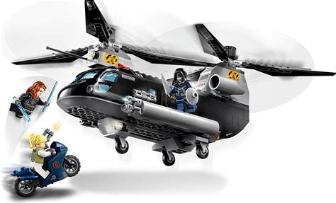 76162 Lego Marvel Super Heroes Black Widows Helicopter Chase Black