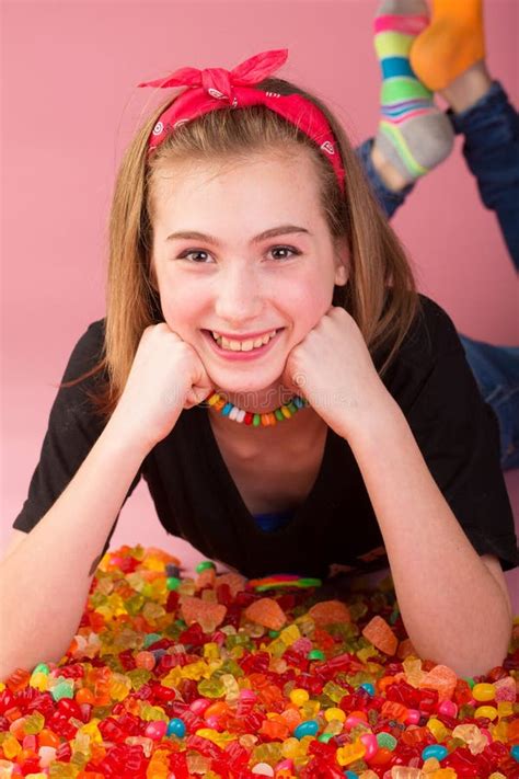 Hapy Candy Girl Stock Photos Free And Royalty Free Stock Photos From