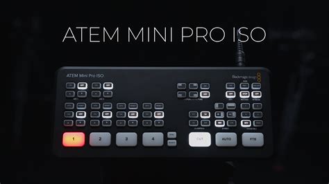 Atem Mini Pro Iso Production Workflow Youtube