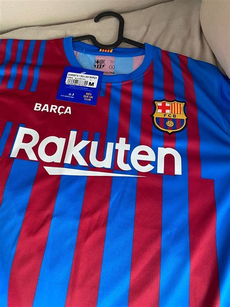 Fc Barcelona Rakuten Jersey Mens Size M New Ebay