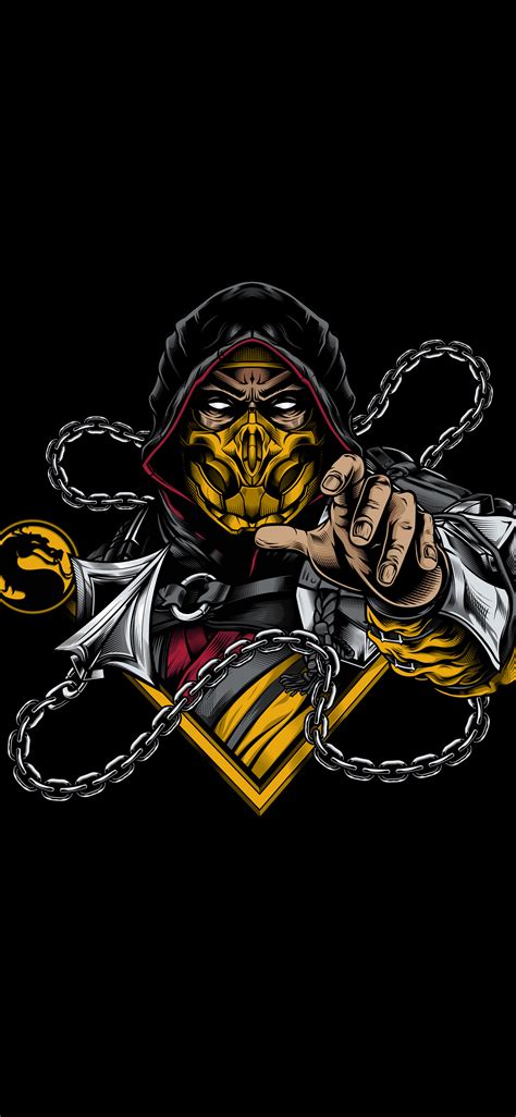 Scorpion mortal kombat pesquisa google video games mortal. 1125x2436 Scorpion Sub Zero Mortal Kombat Minimal 4k ...