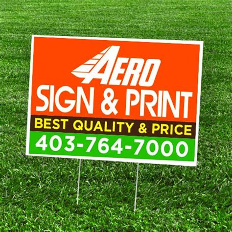 Lawn Signs Calgary Aero Sign And Print