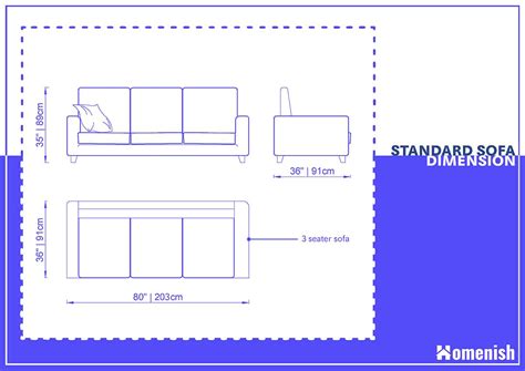 Standard Furniture Dimensions Homenish