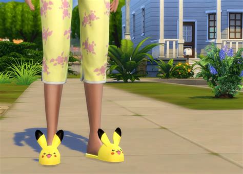 Sims 4 Kitty Slippers Cc